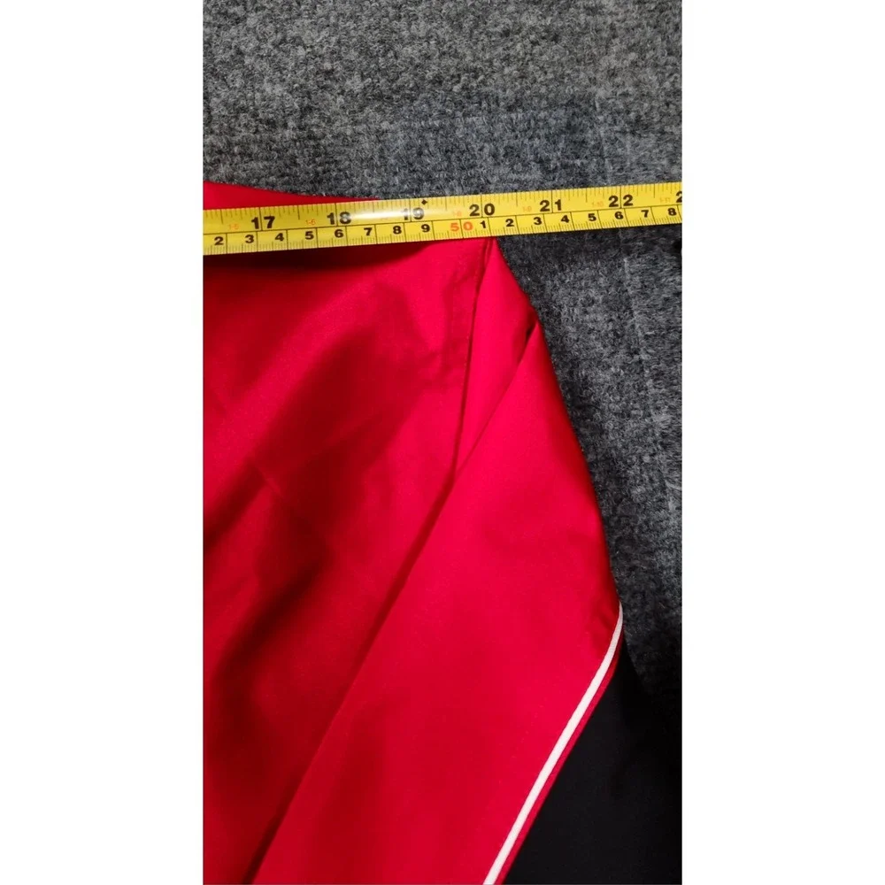 Vintage Y2K Reebok Athletic Tracksuit Set Red Full Zip Jacket & Black Pants Med